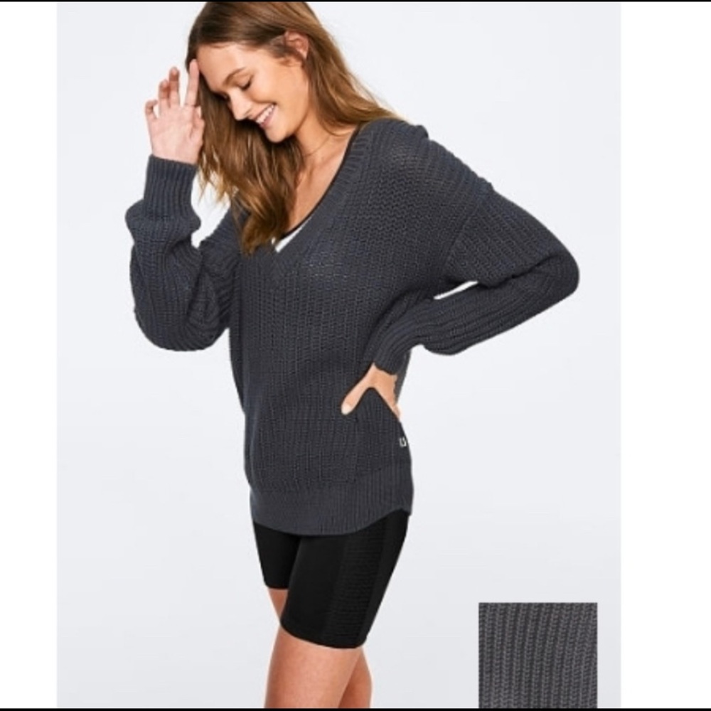PINK Heritage V Neck Sweater